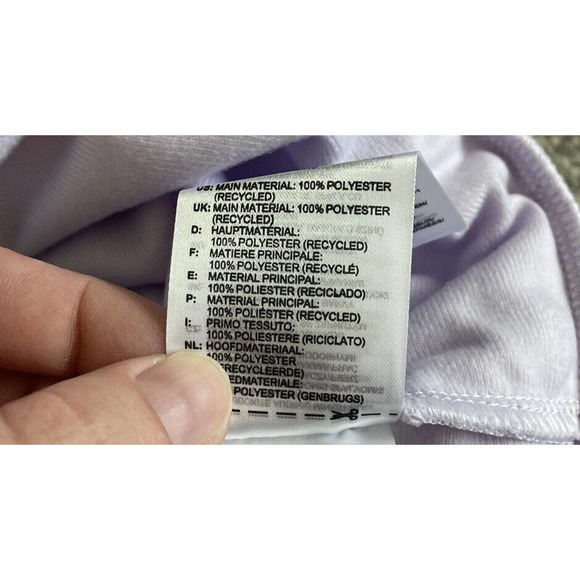 Adidas Womens M Track Jacket Purple Full Zipper Pockets Striped Sleeve NWT P5 - Picture 10 of 10